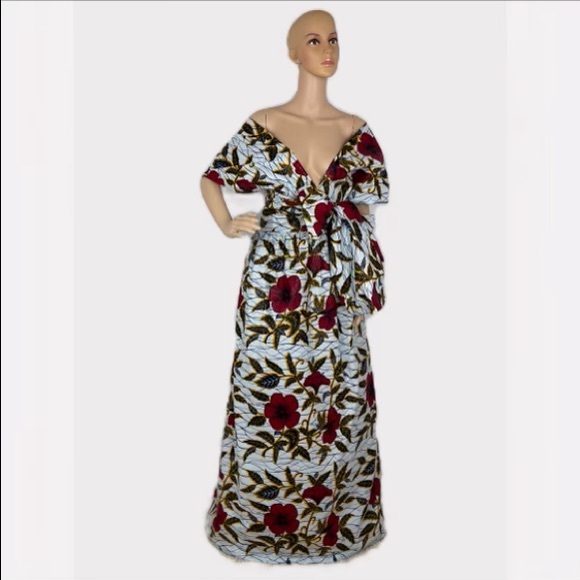 Ankara Infinity Maxi Dress - Picture 6 of 11